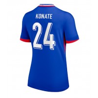 Frankreich Ibrahima Konate #24 Fußballbekleidung Heimtrikot Damen EM 2024 Kurzarm